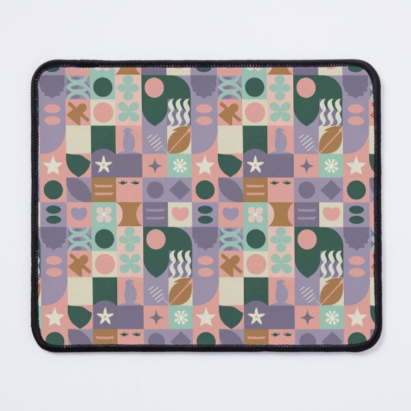 Item preview, Cool Summer / True Summer pattern, skin-tone matching, personal color analysis, PCA, mid century modern, retro, vintage designed and sold by look4seasons.