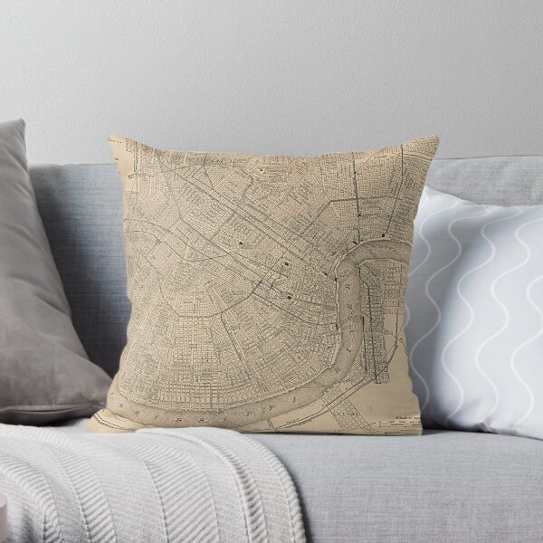 Vintage Louisiana Map (1838) Wall Tapestry by BravuraMedia