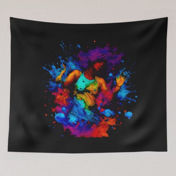 Item preview, Woman Emerging from Paints designed and sold by Aquillashop.