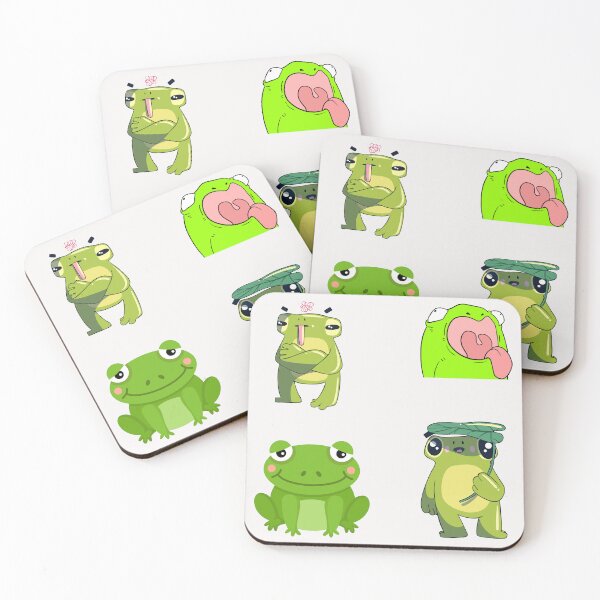 Item preview, funny frogs making funny faces designed and sold by huape.