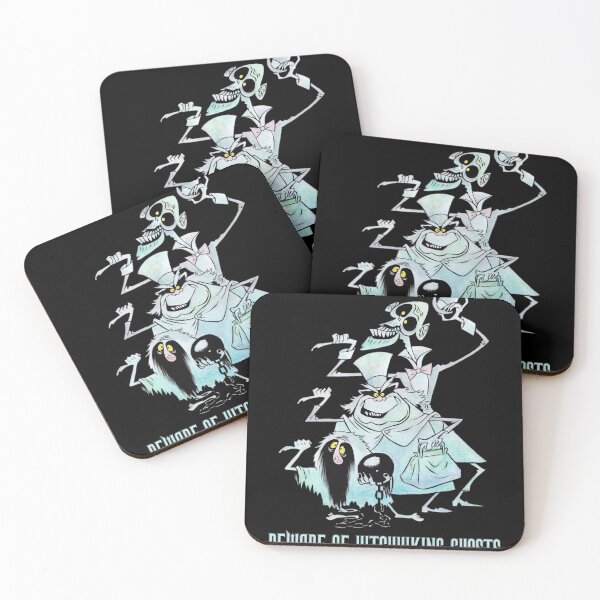 Item preview, Awesome Art Hitchhiking Hosts from the haunted movie mansion designed and sold by dropinskimalan.