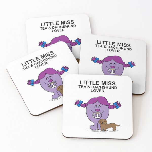 Item preview, Little Miss Tea and Dachshund Lover designed and sold by Scat the cat.