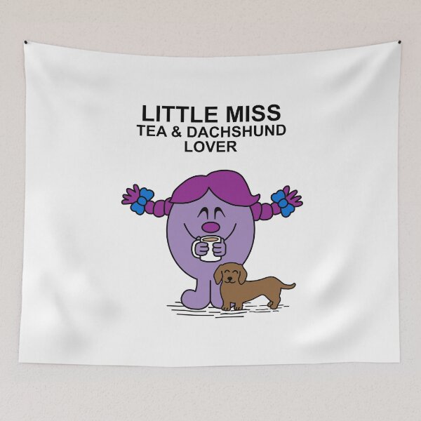 Item preview, Little Miss Tea and Dachshund Lover designed and sold by Scat the cat.