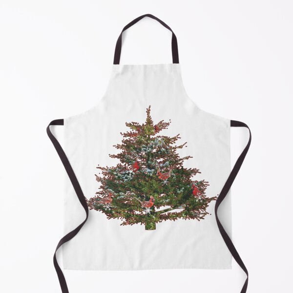 Item preview, Christmas Tree with Northern Cardinals designed and sold by Bonnie T. Barry.