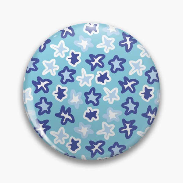 Item preview, 90s 2000s y2k aesthetic abstract stars pastel blue designed and sold by blomastudios.