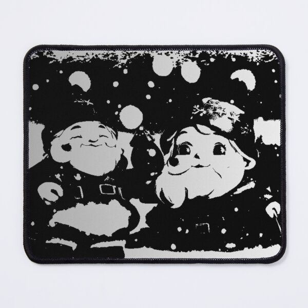 Item preview, Adorable Gnomes Playing in the Snow - Black and Grey designed and sold by TGAL2.