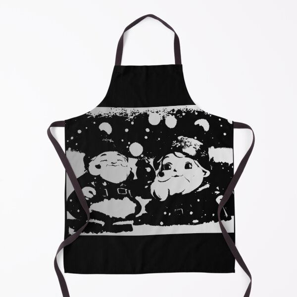 Item preview, Adorable Gnomes Playing in the Snow - Black and Grey designed and sold by TGAL2.