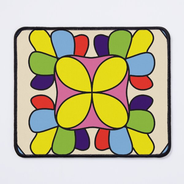 Item preview, Colorful Budding Abstract Flower designed and sold by ankromcreations.