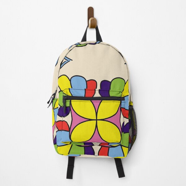 Item preview, Colorful Budding Abstract Flower designed and sold by ankromcreations.