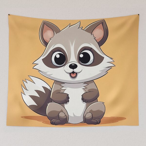 Item preview, Raccoon | cute style designed and sold by ComicsFactory.