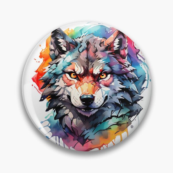 Item preview, High quality wolf painting designed and sold by RAILGUNWII.