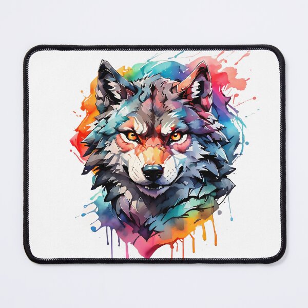 Item preview, High quality wolf painting designed and sold by RAILGUNWII.