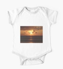 Orange sunset One Piece - Short Sleeve