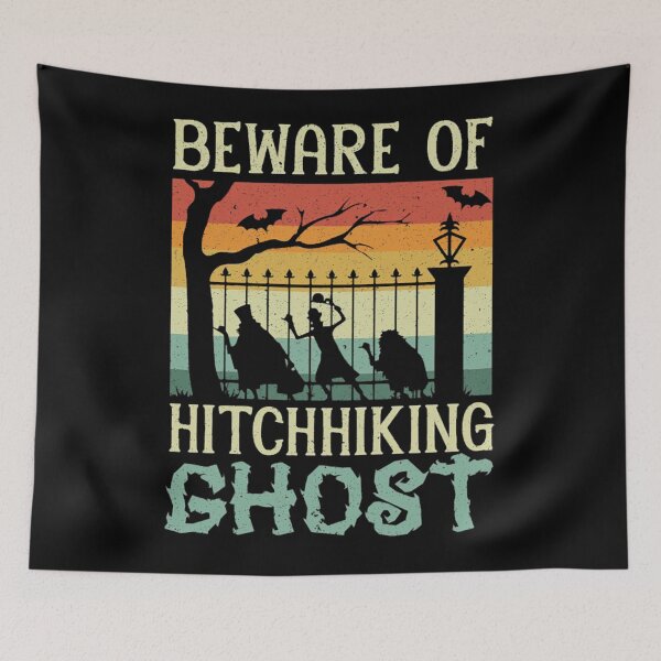 Item preview, Beware Of Hitchhiking Ghost Halloween designed and sold by dropinskimalan.