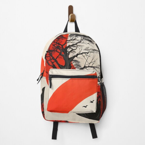 Item preview, minimalist red sun art print designed and sold by dcrc.