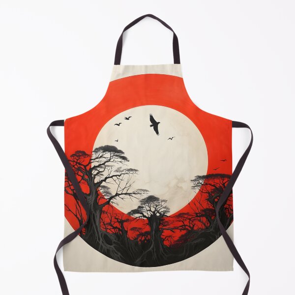 Item preview, minimalist red sun art print designed and sold by dcrc.