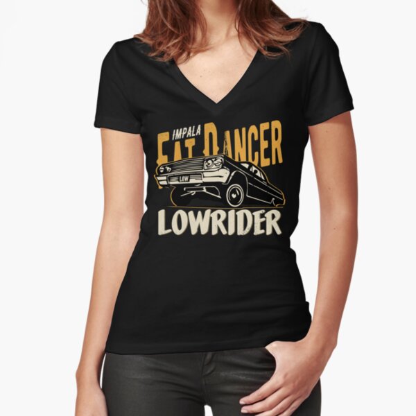 Impala Lowrider - Fat Dancer Fitted V-Neck T-Shirt