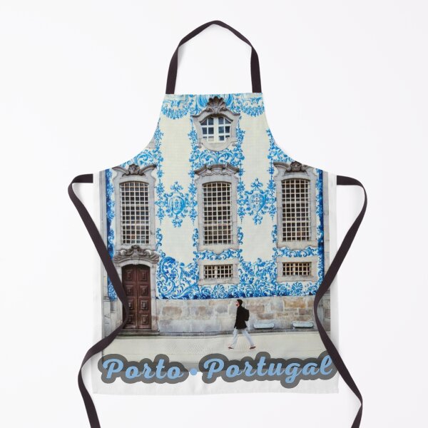 Item preview, Porto, Portugal Image with Vintage Blue Portuguese Tiles designed and sold by PortugalGO.