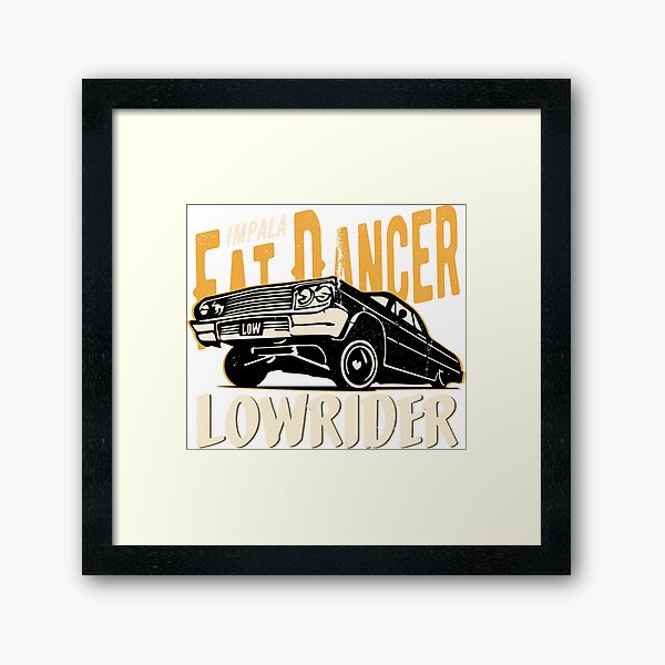 Impala Lowrider - Fat Dancer Framed Art Print