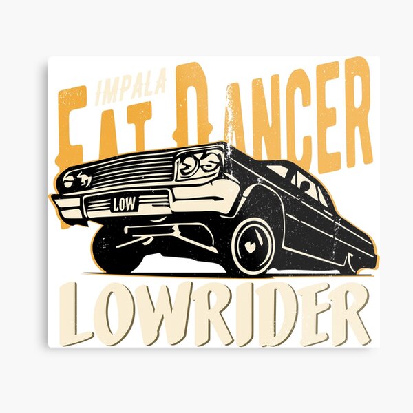 Impala Lowrider - Fat Dancer Metal Print