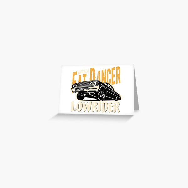 Impala Lowrider - Fat Dancer Greeting Card