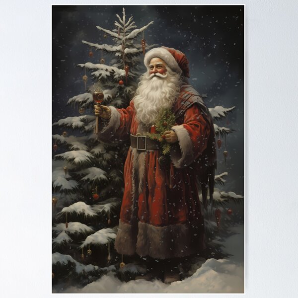Item preview, Victorian Vintage Santa Claus Father Christmas Night Old Fashioned Yule designed and sold by CGSGraphics.