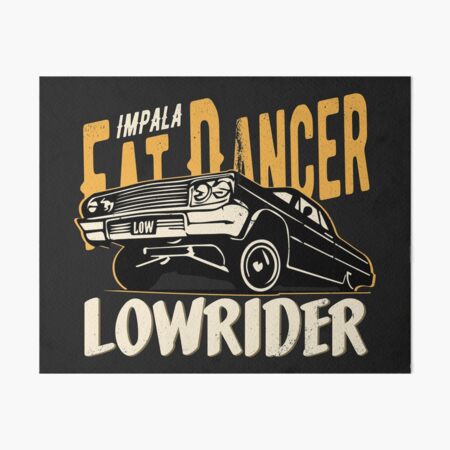 Impala Lowrider - Fat Dancer Art Board Print