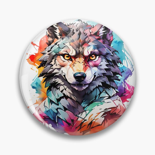 Item preview, High quality wolf painting designed and sold by RAILGUNWII.