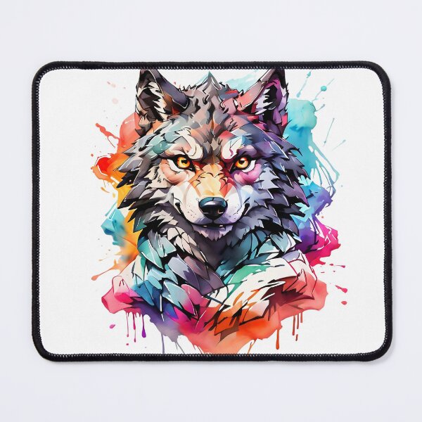 Item preview, High quality wolf painting designed and sold by RAILGUNWII.