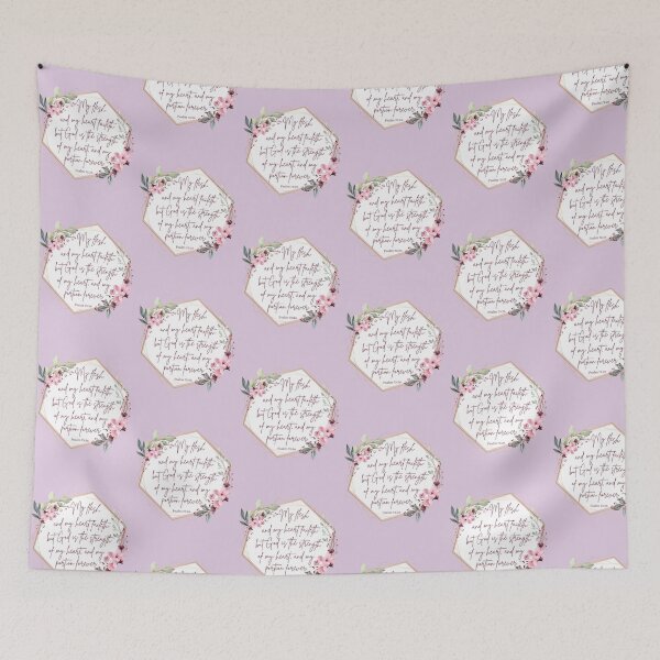 Item preview, My Flesh Faileth KJV Bible Verse designed and sold by A-M-Watson.
