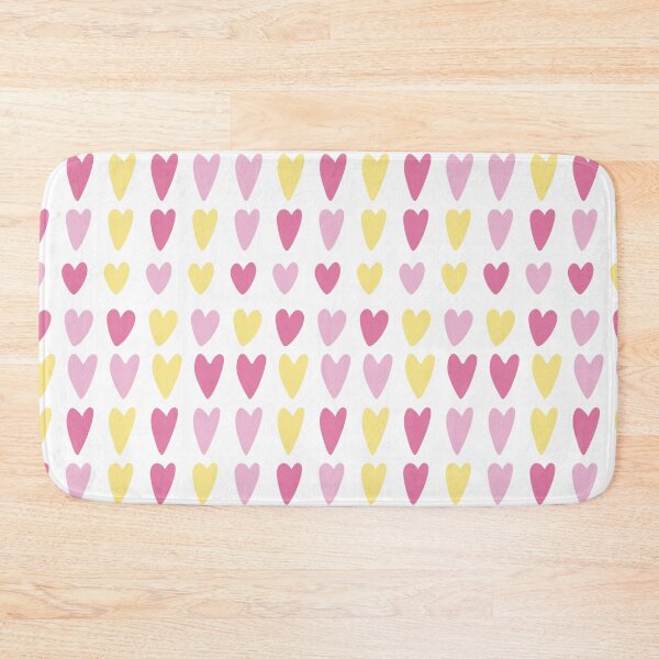 Item preview, 90s 2000s y2k cute heart pattern hot pink yellow pastel designed and sold by blomastudios.