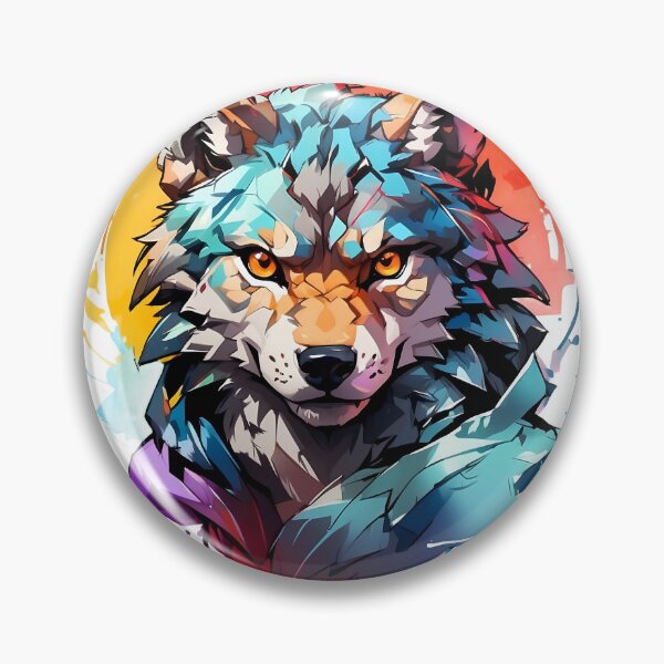 Item preview, High quality wolf painting designed and sold by RAILGUNWII.