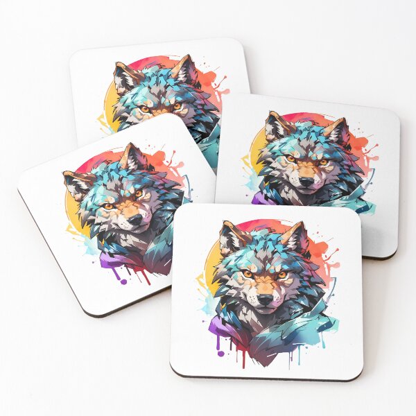 Item preview, High quality wolf painting designed and sold by RAILGUNWII.