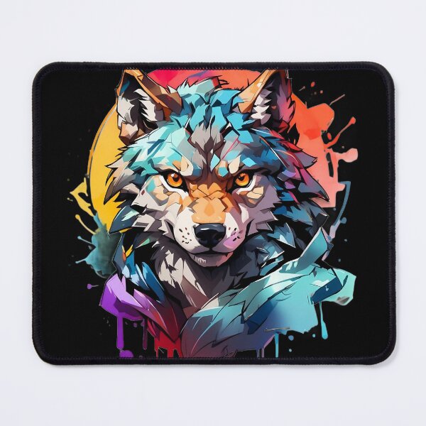 Item preview, High quality wolf painting designed and sold by RAILGUNWII.