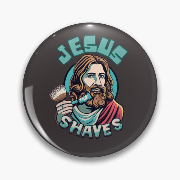 Item preview, Jesus shaves funny church quote designed and sold by Superdealkoeln.