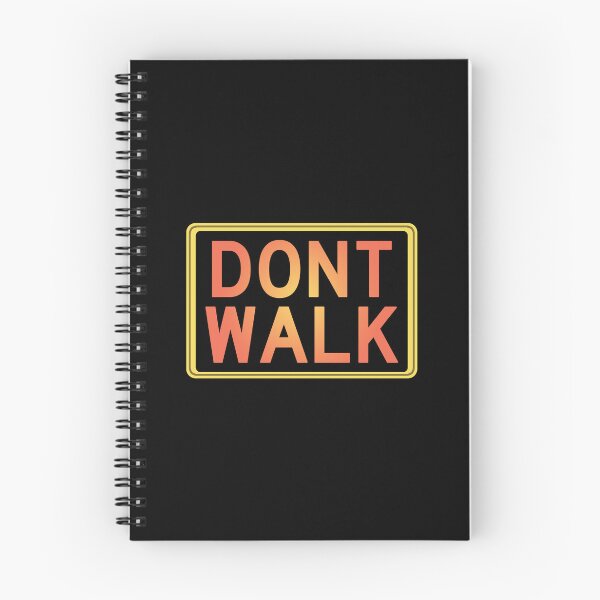 Item preview, Cartel retro de "No caminar" designed and sold by GloopTrekker.
