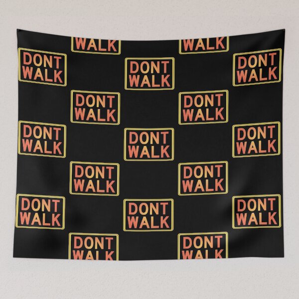 Item preview, Retro "Don't Walk" Sign designed and sold by GloopTrekker.