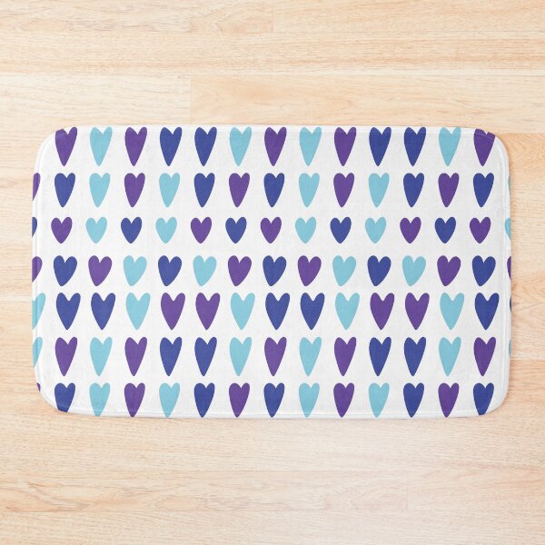 Item preview, 90s 2000s y2k cute heart pattern pastel blue purple designed and sold by blomastudios.