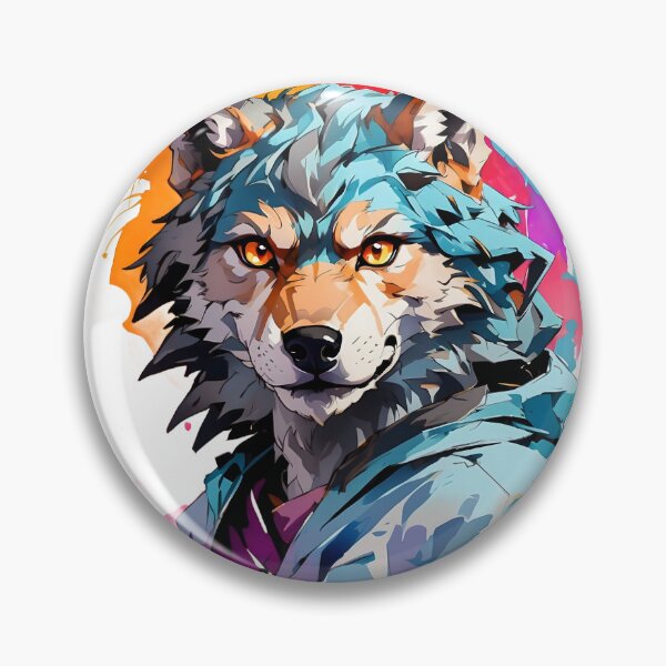 Item preview, High quality wolf painting designed and sold by RAILGUNWII.