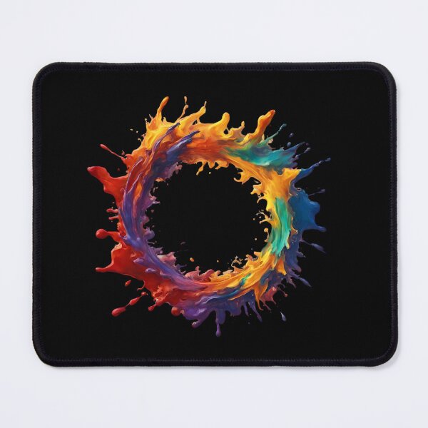 Item preview, Colorful Multicolored Flame in a Circle designed and sold by Aquillashop.