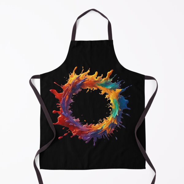 Item preview, Colorful Multicolored Flame in a Circle designed and sold by Aquillashop.