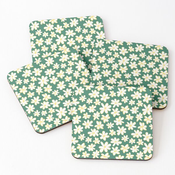Item preview,  90s 2000s y2k cute flower pattern green and yellow designed and sold by blomastudios.