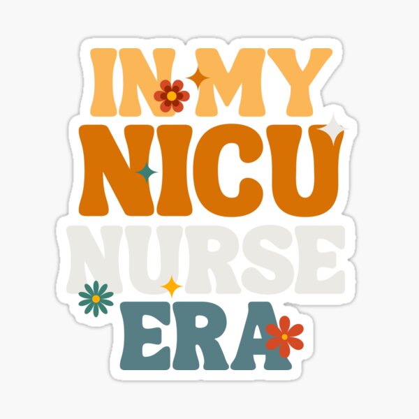 Vista previa del artículo con la obra «En mi NICU Nurse Era Retro Enfermera Apreciación Regalo de enfermera neonatal», diseñado y vendido por WAB Garb.