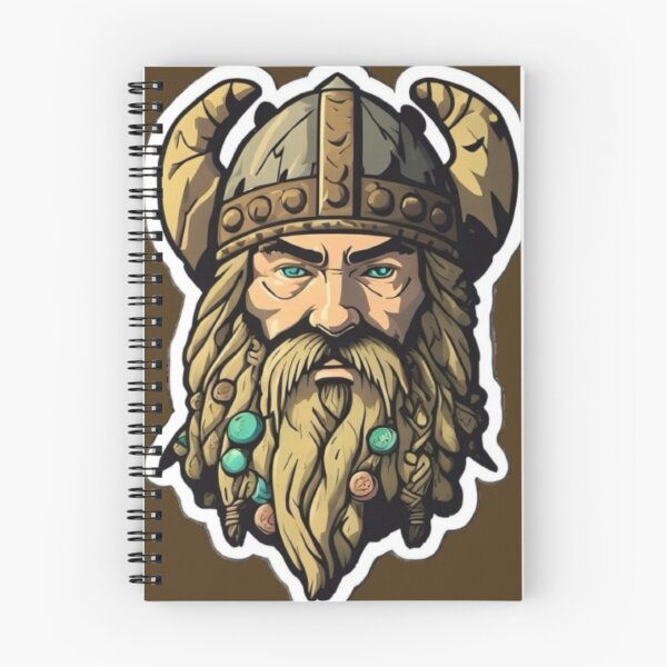 Item preview, Mighty Viking: The Stoic Resilience of a Viking Head designed and sold by FineFires.