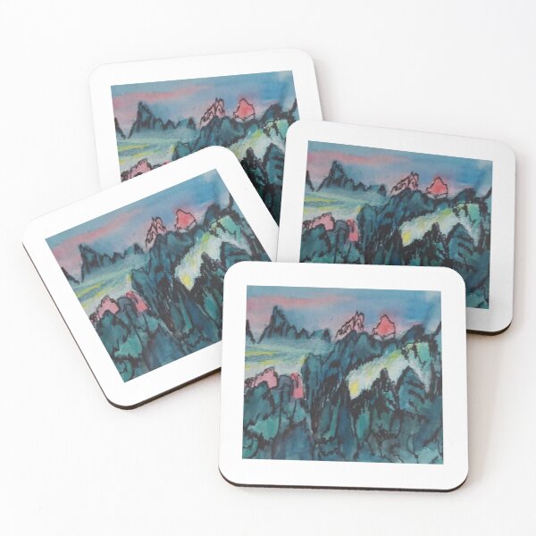 Aperçu de l'œuvre montagnes en asie créée et vendue par clayreparisshop.