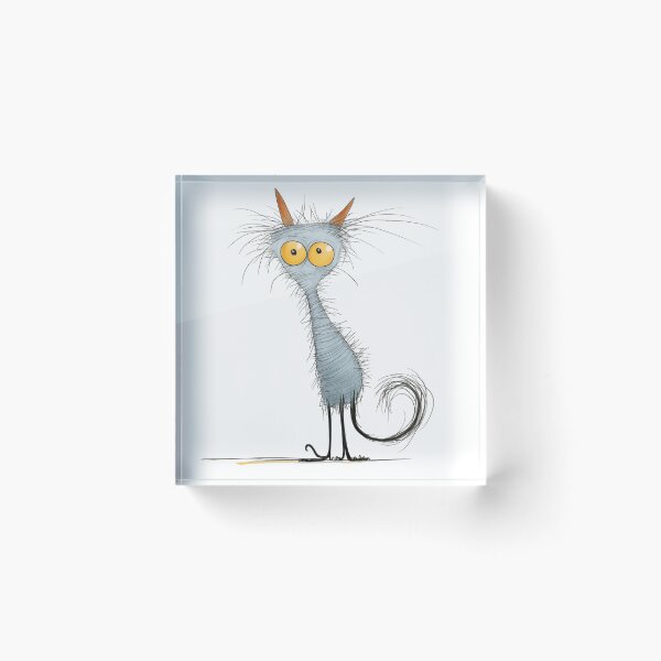 Item preview, Dadaistic Art,Creative Child's Drawing - Cat designed and sold by marrychou.
