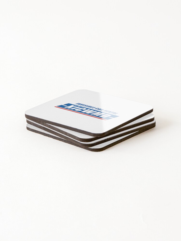 Thumbnail 4 of 5, Coasters (Set of 4), Invisible Car Rental designed and sold by cheatcodestore.