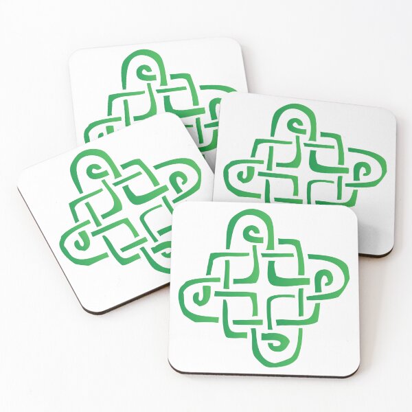 Item preview, Brigid's knot in bright green designed and sold by mariahmcmo.
