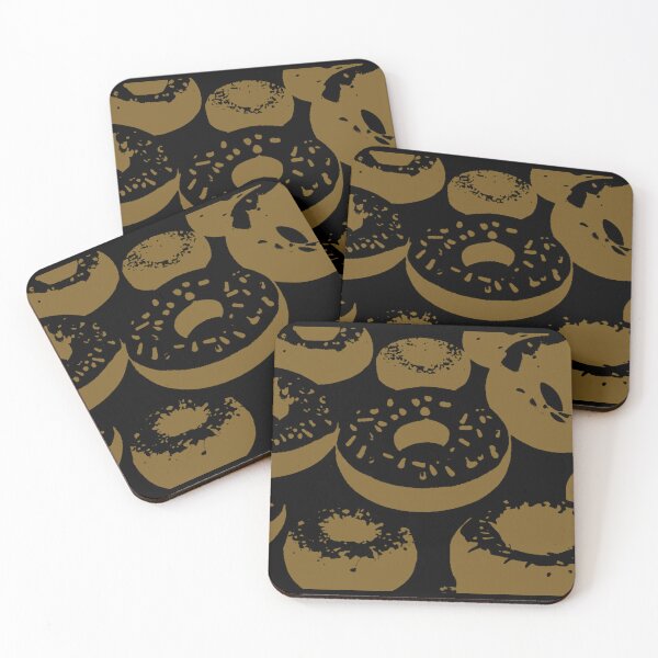 Item preview, 3D Donuts - Brown on a Dark Background designed and sold by TGAL2.