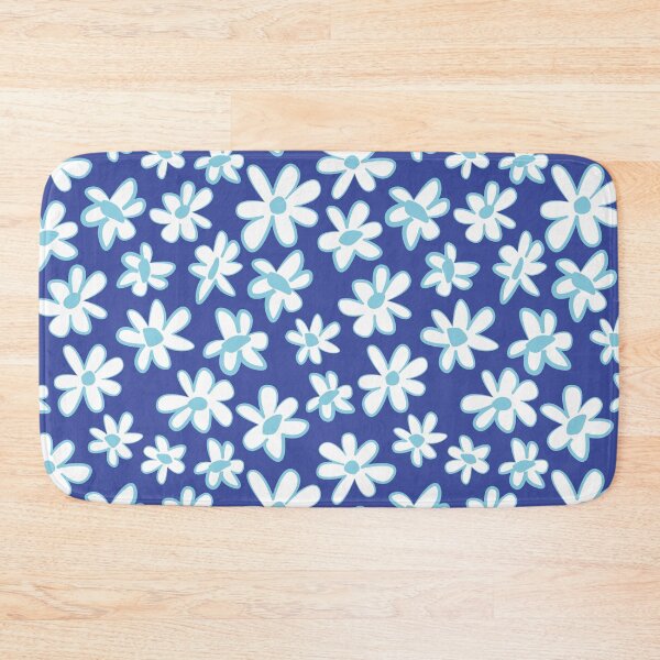 Item preview, 90s 2000s y2k cute flower pattern pastel blue designed and sold by blomastudios.